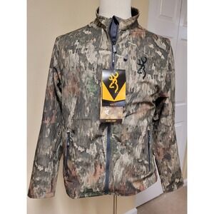 Browning Mens Camo Jacket HERO FIT A TACS Full Zip Sz M Hunting/Hiking/Golf NwT